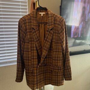 Maurice’s Brown Plaid Blazer